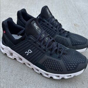 On Running Cloudswift Sneakers CloudTec Running Shoes Black Rock White M9.5 9.5